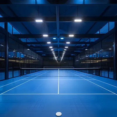 Map of 5 padel locations across North Carolina