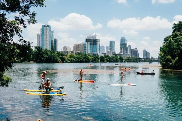Pickleball and padel courts in Austin, Texas