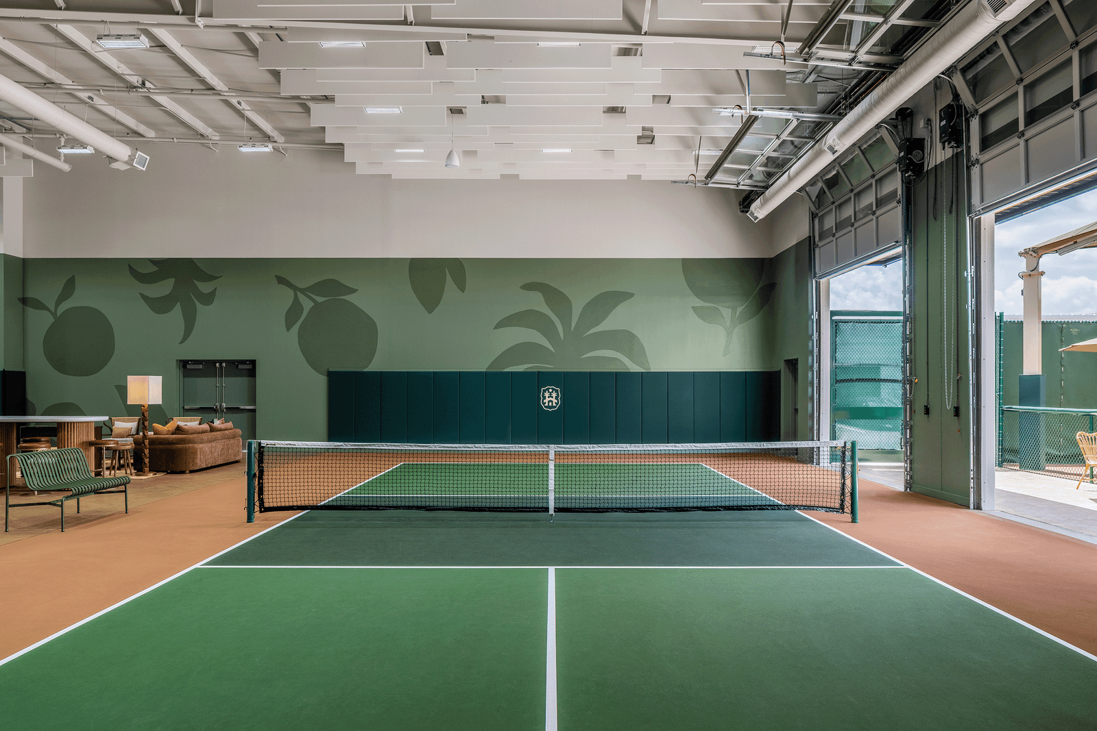 Indoor pickleball courts at Hamlin House in Orlando, FL