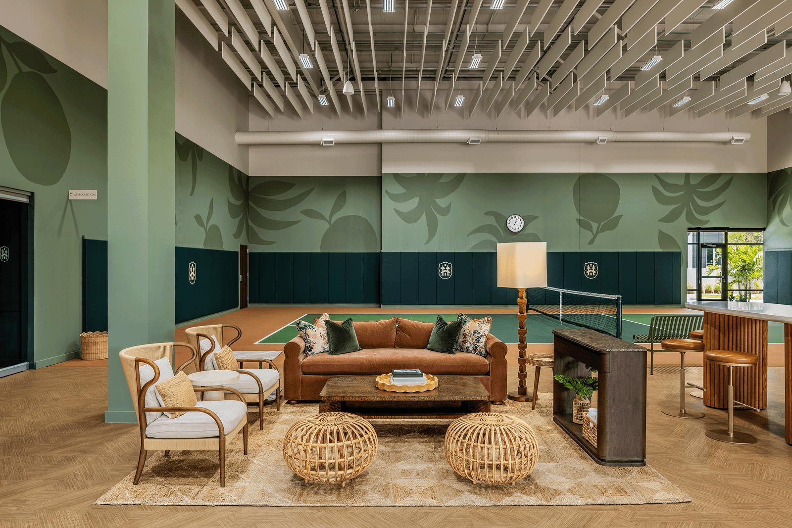 Member lounge at Hamlin House