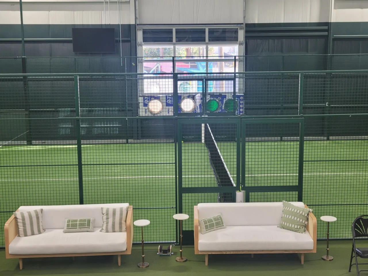 Member lounge at St. Pete Athletic - Paddle & Social