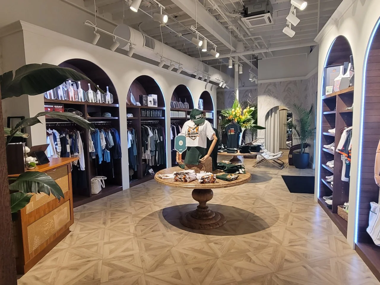 Pro shop at St. Pete Athletic - Paddle & Social